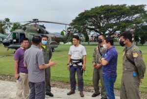 Heli Super Puma Dukung Evakuasi Dua Jenazah Teroris Poso   