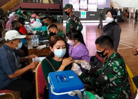 Serbuan Vaksinasi Hari ke 28 Kodam Jaya Telah Mencapai 391.604 Orang