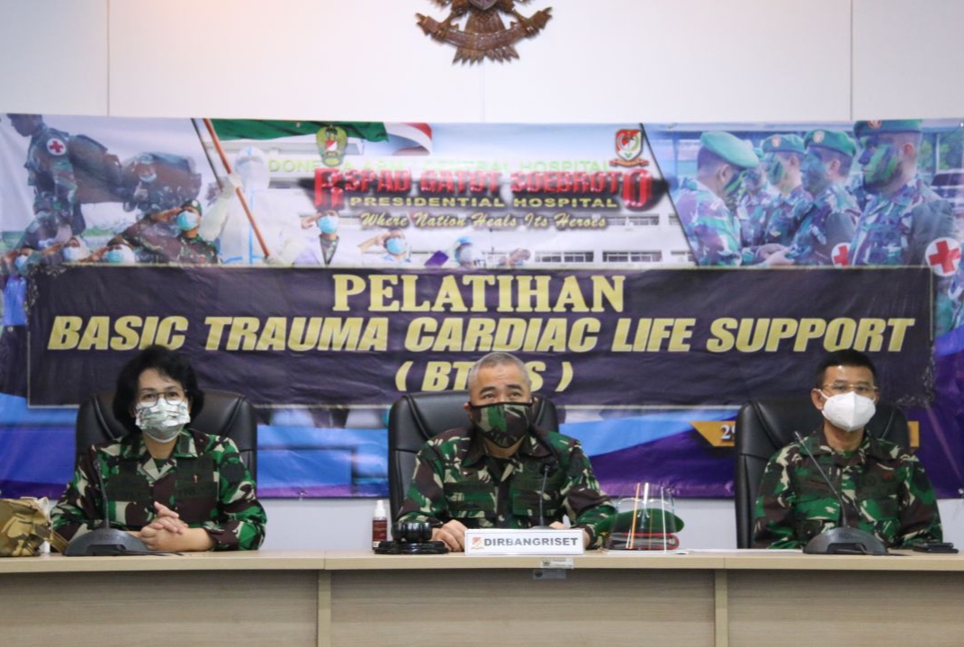 RSPAD Gatot Soebroto Jakarta Bersama HIBGABI Gelar Gelar Pelatihan Trauma Cardiac Life Suport