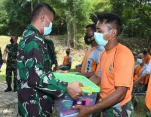 Danpasmar 1 Brigjen TNI (Mar) Hermanto Berikan Apresiasi Pada Prajurit Yon Zeni 1 Mar