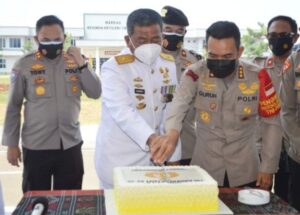 Danpasmar 1 Brigjen TNI (Mar) Hermanto Terima Kunjungan Kapolres Jakarta Utara