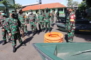 Kodim 0504/Jakarta Selatan Apel Gelar Pasukan Penanggulangan Bencana Alam