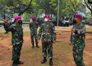 Danpasmar 1 Tinjau Kesiapan Ranpur di Istana Negara Jakarta