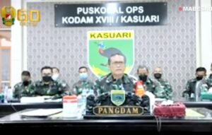 KASAD Kembali Terima Laporan Pasca Penyerangan Pos Koramil Kisor,Papua Barat