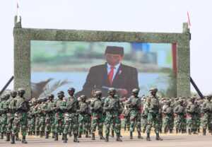 Presiden Jokowi Ucapkan Terima Kasih Pada Komcad yang Sukarela Bela Negara